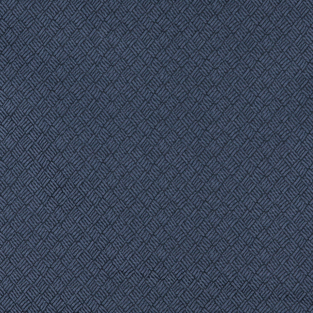 Essentials Heavy Duty Mid Century Modern Scotchgard Upholstery Fabric Navy Abstract / Atlantic