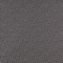 Load image into Gallery viewer, Essentials Mid Century Modern Geometric Navy Beige Upholstery Fabric / Baltic