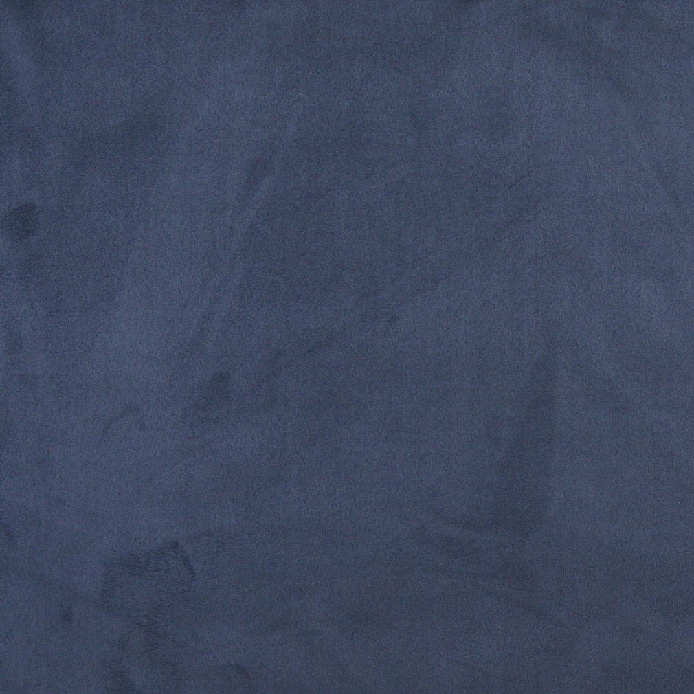 Essentials Stain Repellent Microsuede Upholstery Drapery Fabric Navy / Cobalt