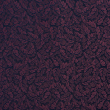 Load image into Gallery viewer, Essentials Heavy Duty Navy Mauve Botanical Leaf Upholstery Fabric / Eggplant