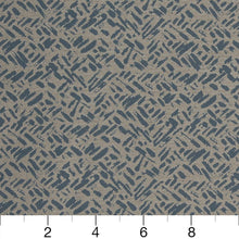 Load image into Gallery viewer, Essentials Stain Repellent Upholstery Fabric Navy / Rice Cobalt