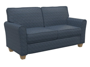 Essentials Heavy Duty Upholstery Drapery Greek Key Fabric Navy / Sapphire