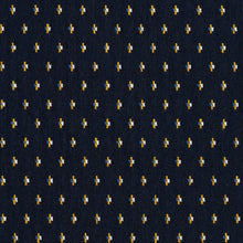 Load image into Gallery viewer, Essentials Navy Yellow Blue White Upholstery Fabric / Cobalt Dot