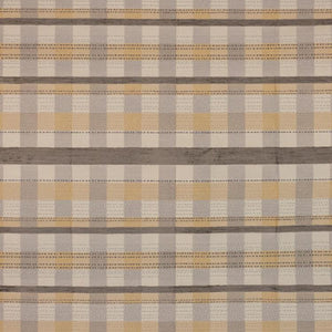 Checkered Plaid Upholstery Fabric Beige Red Green Blue Gray / RMIL13