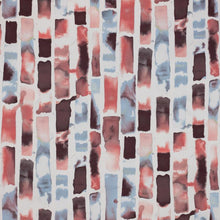 Load image into Gallery viewer, 2 Colors Abstract Ombré Stripe Drapery Fabric Blue Red / RMIL15