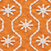 Load image into Gallery viewer, SCHUMACHER GIGI EMBROIDERY FABRIC / ORANGE