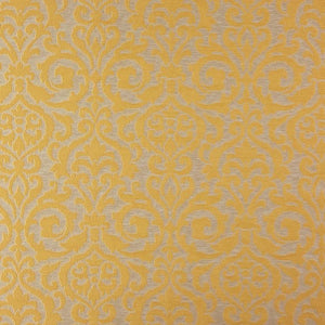 4 Colors Damask Drapery Fabric Beige Gray Blue Yellow Jacquard Brocade / RMIL13