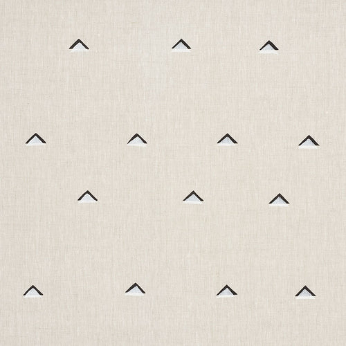 SCHUMACHER OVERLAPPING TRIANGLES FABRIC / BLACK & WHITE