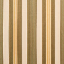 Load image into Gallery viewer, Essentials Upholstery Drapery Fabric Olive Cream Gold / Juniper Noble Stripe