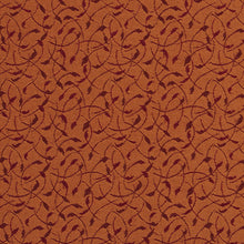 Load image into Gallery viewer, Essentials Heavy Duty Scotchgard Orange Burgundy Leaf Branches Upholstery Fabric / Brandy
