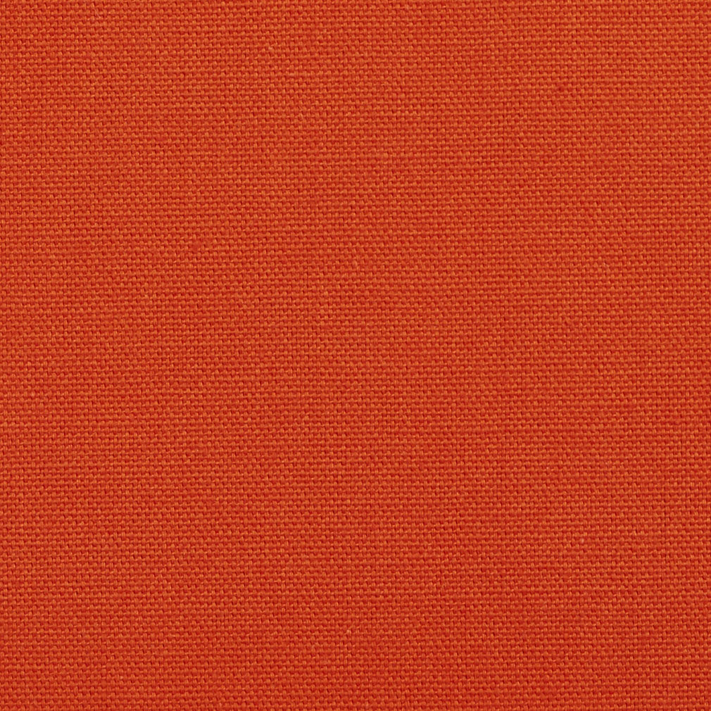 Essentials Cotton Duck Orange Upholstery Drapery Fabric / Mandarin