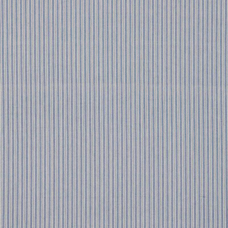 SCHUMACHER WELLFLEET TICKING FABRIC / PACIFIC