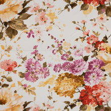 Load image into Gallery viewer, 3 Colors Upholstery Drapery Floral Fabric Teal Pink / RMIL14