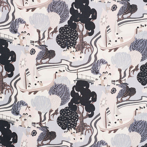SCHUMACHER PEARL RIVER FABRIC 173064 / OPAL