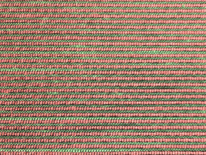 Pink Neon Green Stripe Pattern Textured Upholstery Fabric WHS 3896