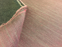 Load image into Gallery viewer, Pink Neon Green Stripe Pattern Textured Upholstery Fabric WHS 3896