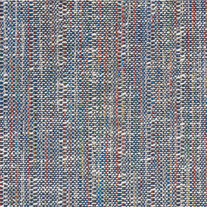 SCHUMACHER PIEDMONT FABRIC / INDIGO & MULTI