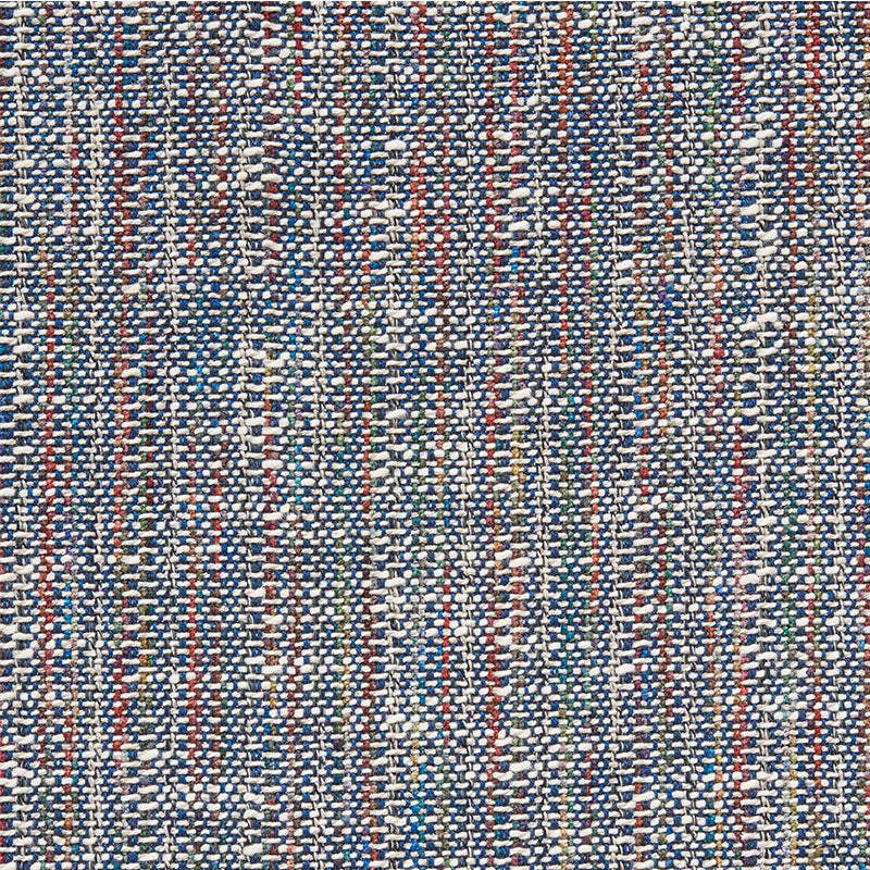 SCHUMACHER PIEDMONT FABRIC / INDIGO & MULTI