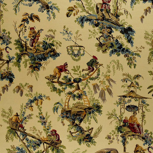 SCHUMACHER PLAISIRS DE LA CHINE FABRIC / DOCUMENT