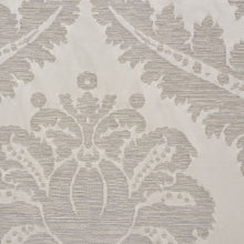 Load image into Gallery viewer, SCHUMACHER CRAWFORD DAMASK FABRIC / PLATINUM