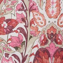 Load image into Gallery viewer, SCHUMACHER LAYLA PAISLEY FABRIC / PLUM &amp; PINK