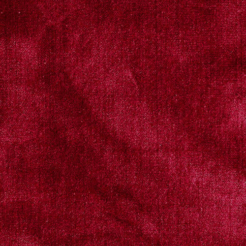 SCHUMACHER VENETIAN SILK VELVET FABRIC / PORT