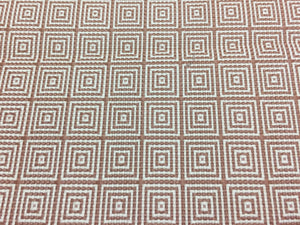 Perennials Origami Caramel UV Water Resistant Rusty Brown Geometric Upholstery Fabric