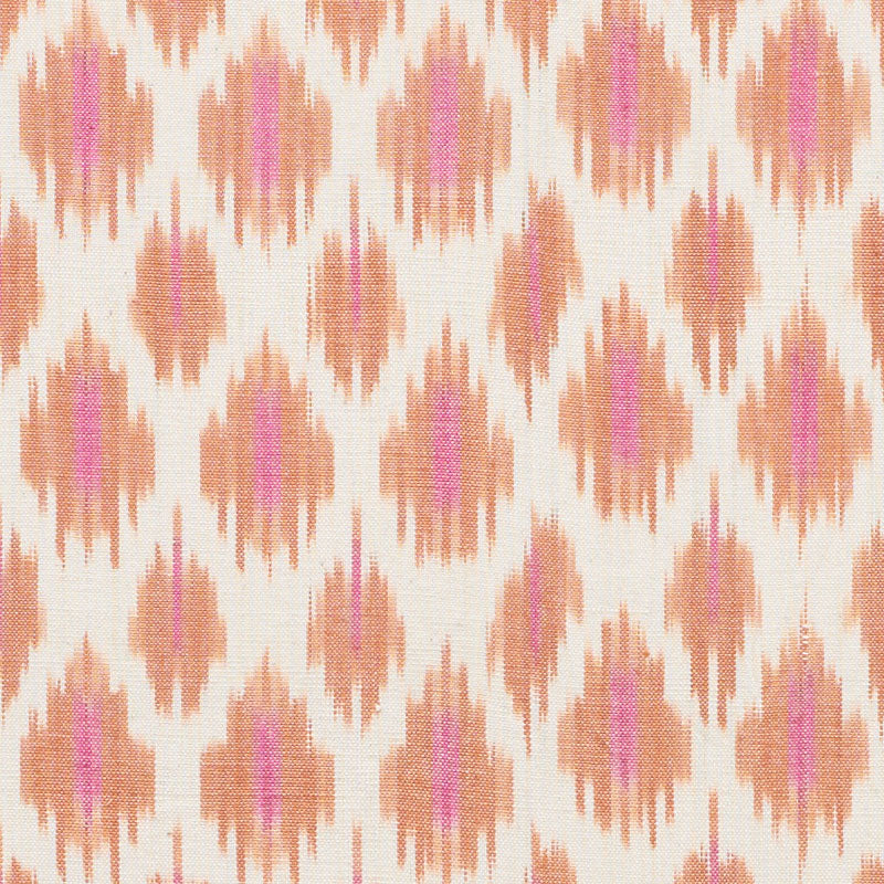 SCHUMACHER PRESIDIO IKAT FABRIC / ORANGE