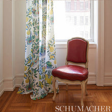 Load image into Gallery viewer, SCHUMACHER CITRUS GARDEN SHEER FABRIC / PRIMARY