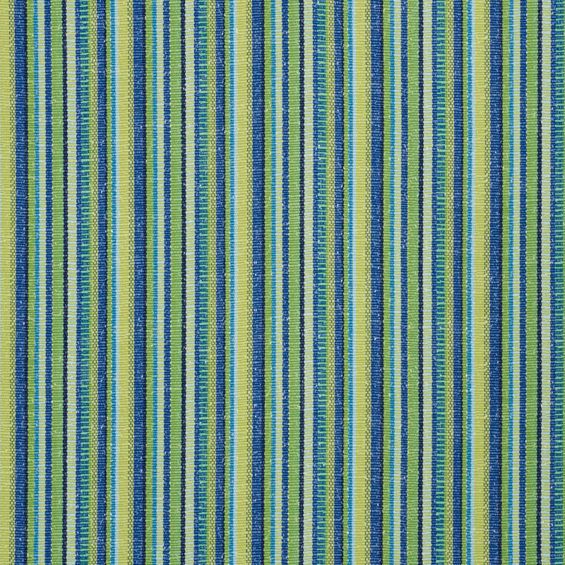 SCHUMACHER PRIMAVERA STRIPE FABRIC / MEADOW