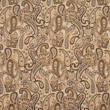 Load image into Gallery viewer, Essentials Paisley Upholstery Fabric Brown Beige Cream / Chateau Phoenix