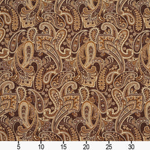 Load image into Gallery viewer, Essentials Paisley Upholstery Fabric Brown Gray Gold Beige / Canyon Phoenix