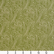 Load image into Gallery viewer, Essentials Heavy Duty Paisley Upholstery Fabric / Olive