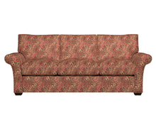 Load image into Gallery viewer, Essentials Upholstery Drapery Paisley Fabric / Red Green