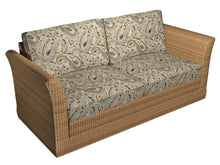 Load image into Gallery viewer, Essentials Outdoor Upholstery Drapery Paisley Fabric / Tan Gray Black