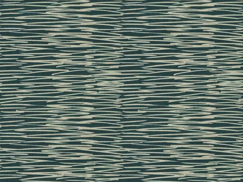 Cotton Navy Blue Cream Abstract Upholstery Drapery Fabric