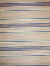 Load image into Gallery viewer, 56&quot; Wide Sunbrella Stripe Aqua Beige Nautical Indoor Outdoor Fabric