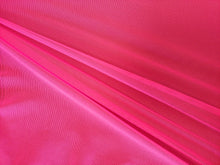 Load image into Gallery viewer, Four Way Stretch Power Mesh Knit Netting White Hot Pink Black Sportswear Dancewear Fabric