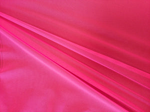 Four Way Stretch Power Mesh Knit Netting White Hot Pink Black Sportswear Dancewear Fabric