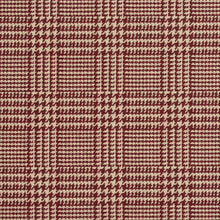 Load image into Gallery viewer, Essentials Heavy Duty Plaid Upholstery Fabric / Burgundy Beige