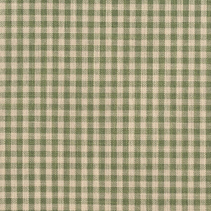 Essentials Heavy Duty Mini Check Upholstery Drapery Fabric / Green Beige