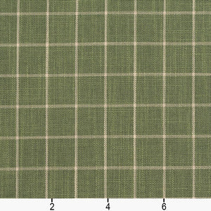 Essentials Heavy Duty Plaid Upholstery Drapery Fabric / Green