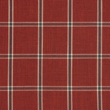 Load image into Gallery viewer, Essentials Heavy Duty Plaid Upholstery Drapery Fabric / Red Gray Beige