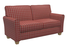 Load image into Gallery viewer, Essentials Heavy Duty Plaid Upholstery Drapery Fabric / Red Gray Beige