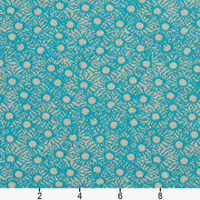 Load image into Gallery viewer, Essentials Outdoor Upholstery Drapery Polka Dot Fabric / Aqua