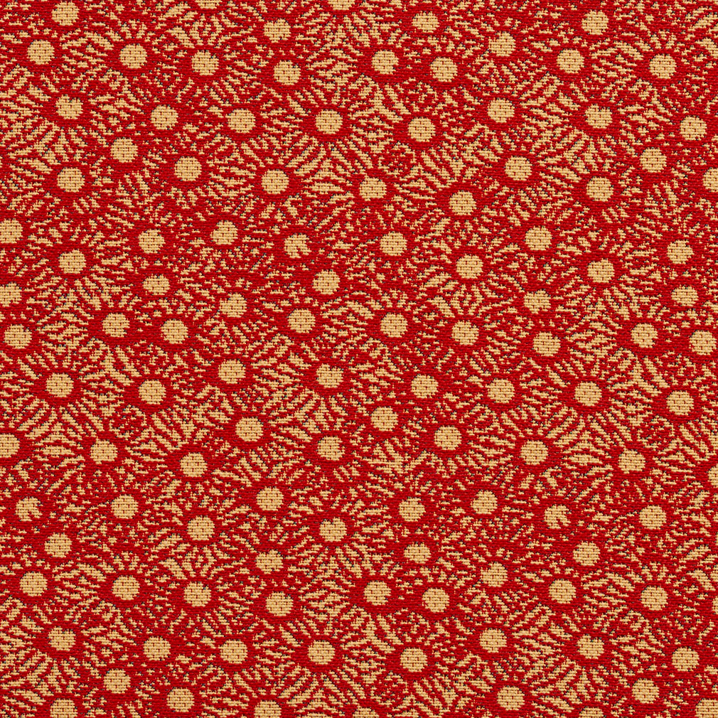 Essentials Outdoor Upholstery Drapery Polka Dot Fabric / Red