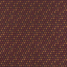 Load image into Gallery viewer, Essentials Mid Century Modern Geometric Purple Brown Polka Dot Upholstery Fabric / Plum