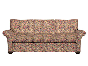 Essentials Cityscapes Purple Mustard Crimson Blue Green Botanical Leaf Upholstery Drapery Fabric