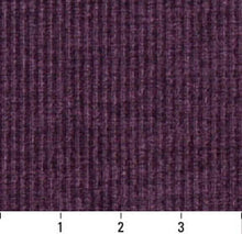 Load image into Gallery viewer, Essentials Velvet Upholstery Drapery Fabric Purple / Plum Stripe