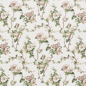 SCHUMACHER BETTY CHINTZ FABRIC / QUIET PINK